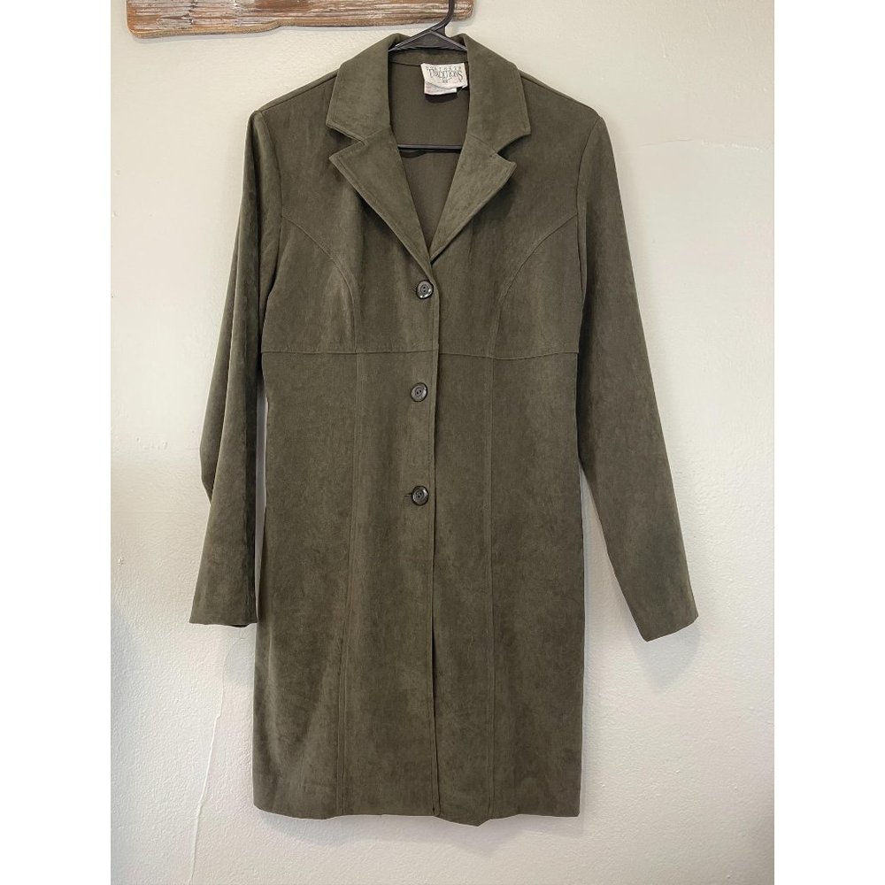 Northern Traditions 5/6 VTG L/S Dress Olive Green